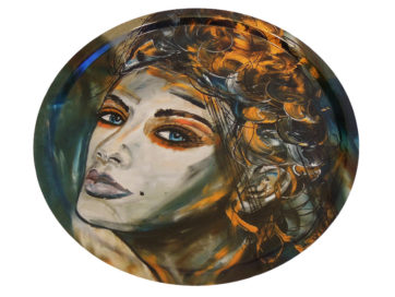 Rund bricka 46 cm "Love me like you do"