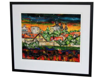 Gicléetryck "Almedalen, Visby Gotland"