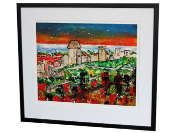 Gicléetryck "Dalmansporten, Visby Gotland"