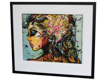 Gicléetryck "Sunshine & Frosty Swirl"