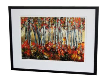 Gicléetryck "Autumn leaves"