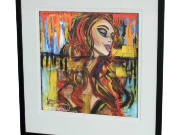 Gicléetryck "Between my worlds"