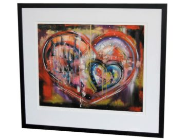 Gicléetryck "Heartlight"