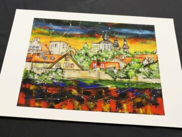 Gicléetryck "Almedalen, Visby Gotland"