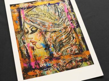 Gicléetryck "Blessed By The Night"