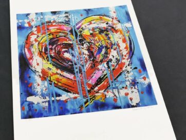 Gicléetryck "One Heart Is All"