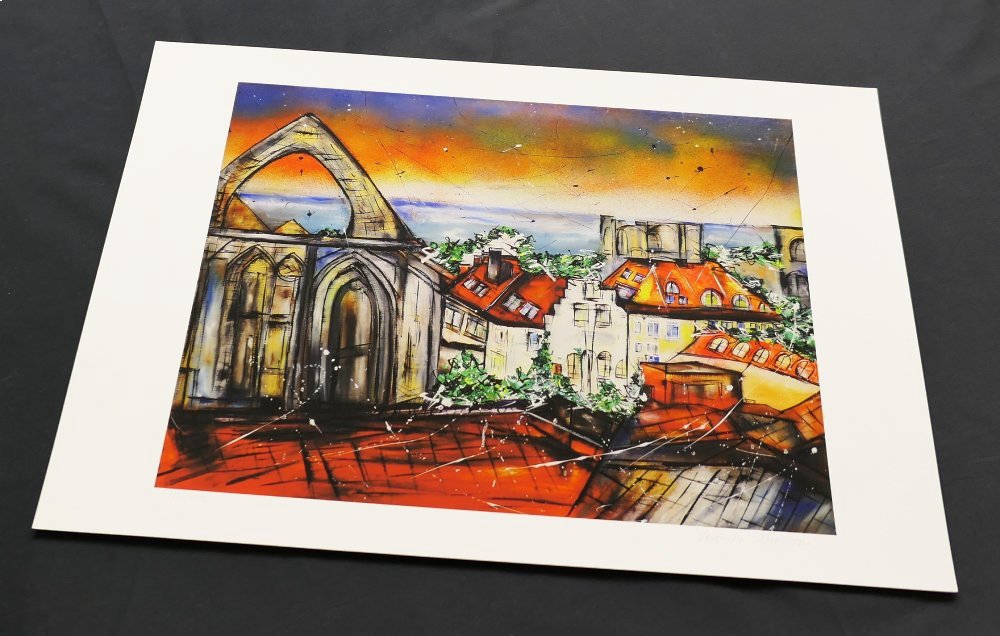 Gicléetryck "Sankta Katarina, Visby Gotland"