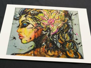 Gicléetryck "Sunshine & Frosty Swirl"